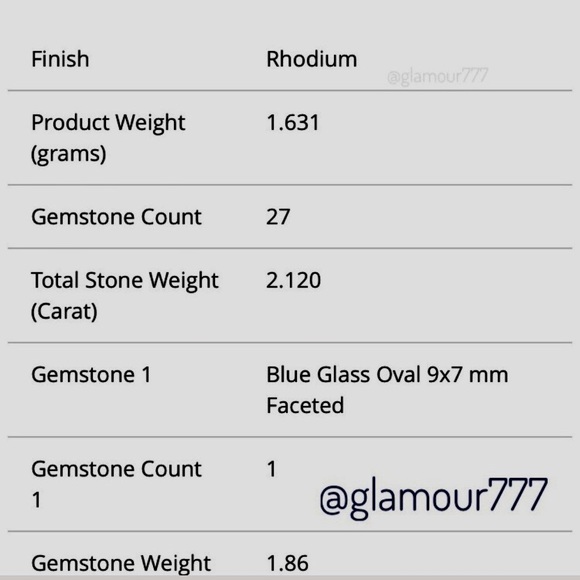 🛍Blue Sapphire CZ Sterling Silver Ring - Picture 5 of 6